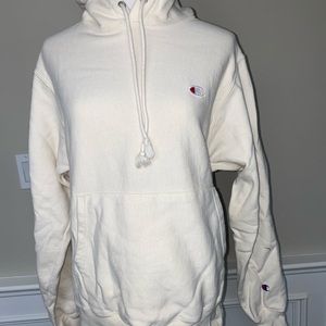 Cream Champion Hoodie